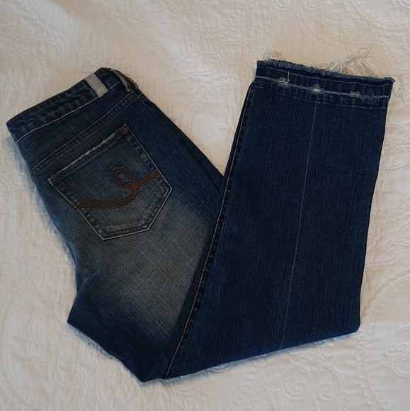Apt. 9 Denim - Apt. 9 Women's Distressed Vintage Dark Jeans
